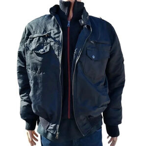 J. Whistler Waterproof Mens Bomber Jacket Size Large